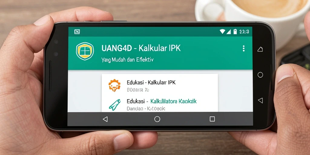 Tampilan antarmuka UANG4D untuk Kalkulator IPK yang user-friendly.