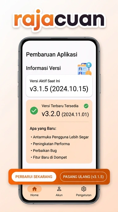 Riwayat Versi Aplikasi rajacuan untuk Pengguna Android